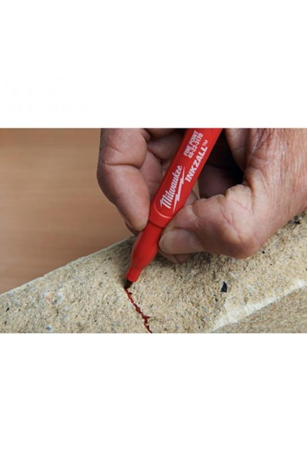 INKZALL™ İŞARETLEME KALEMİ KIRMIZI