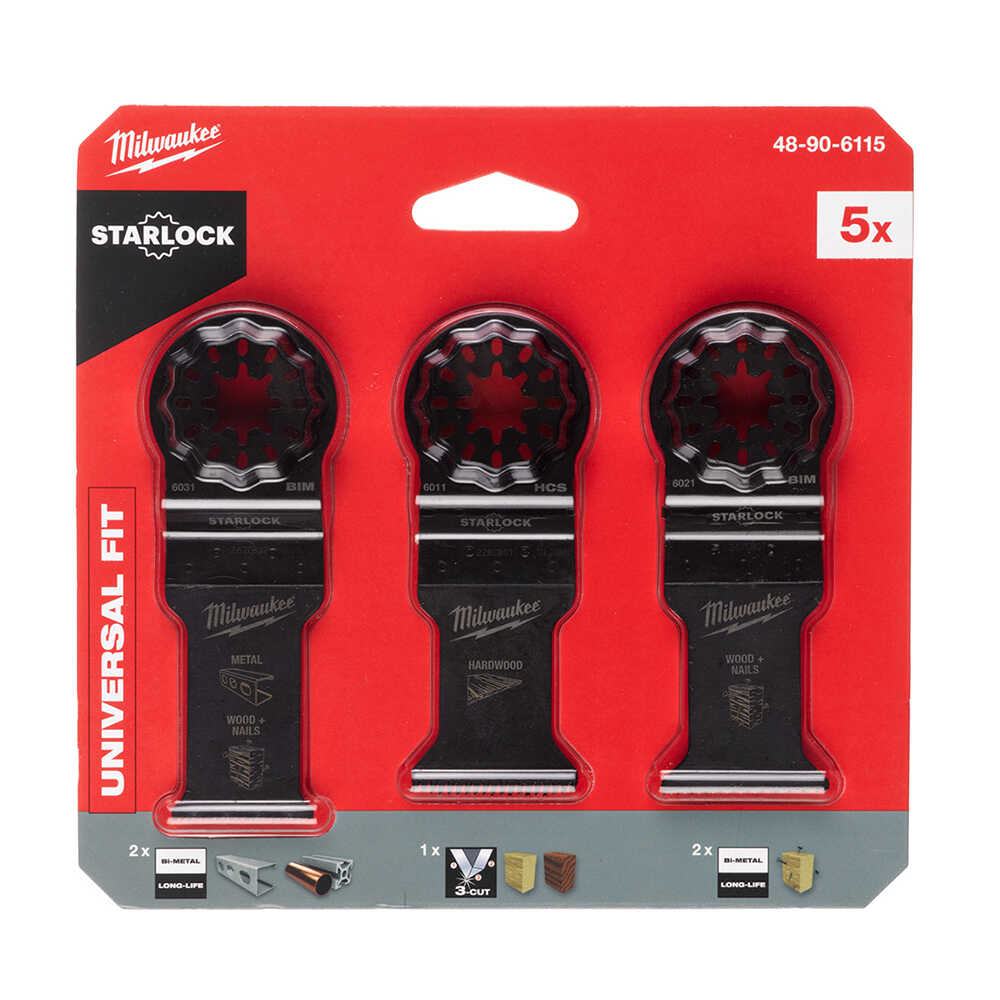 OMT SL SET AHŞAP/METAL- 5 PARÇA MULTİ TOOL