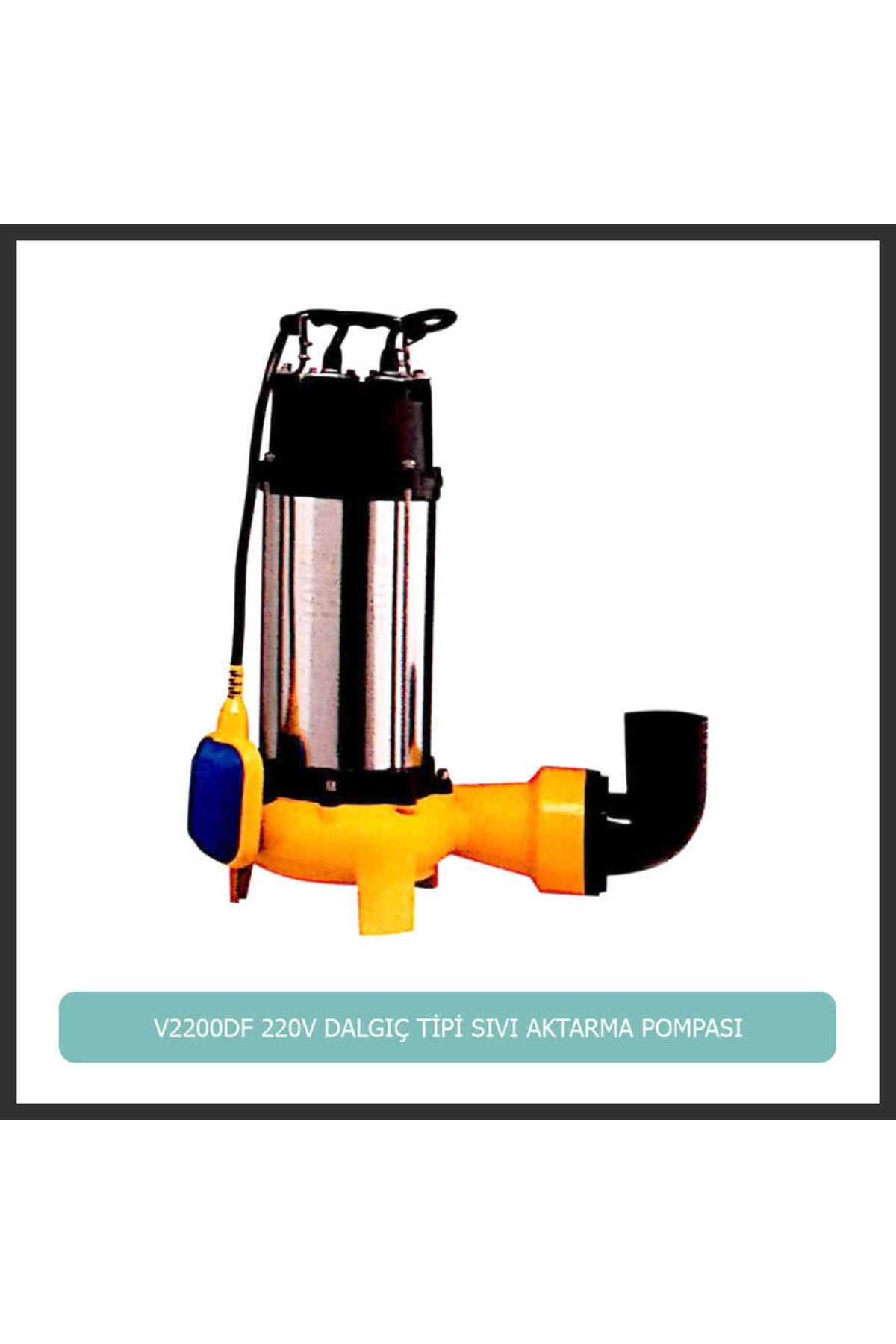 V2200D-F DÖKÜM GÖV. ATIK SU POMP. 35 HP -BIÇAKLI