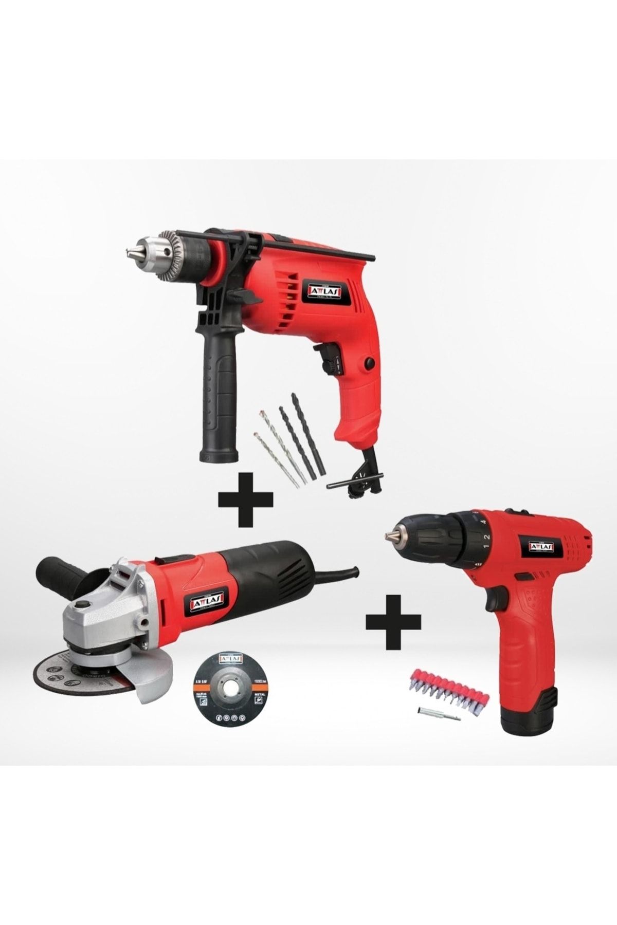 ECO SET 3G LI  (MATKAP + TAŞLAMA + 12 V Li-ion VİDALAMA)