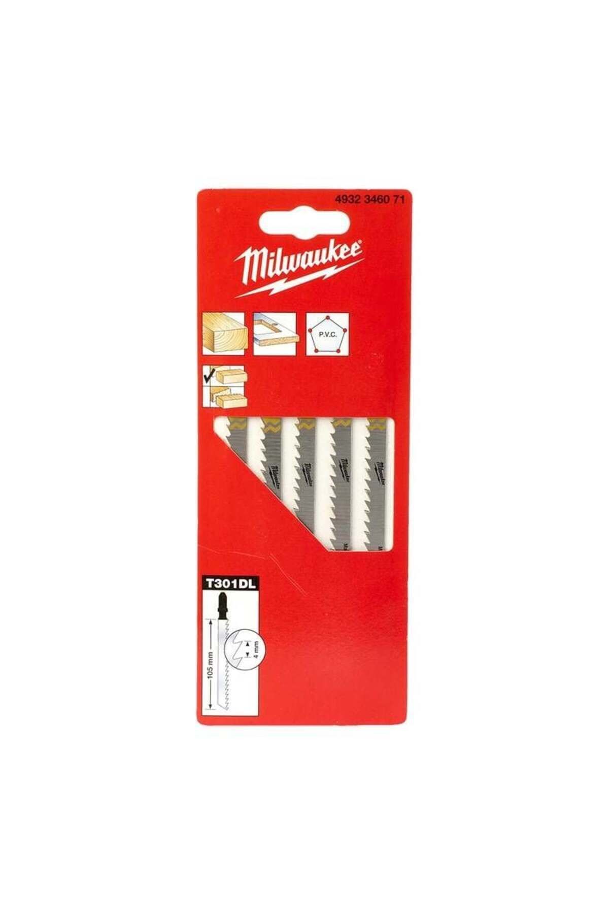 DEKUPAJ BIÇAĞI T301DL 100mm (MET+PLAS) 5Lİ PK.