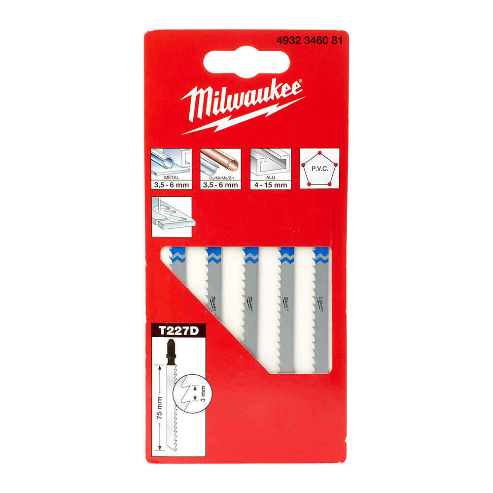 DEKUPAJ BIÇAĞI T227D 75mm METAL+AHŞAP 5Lİ