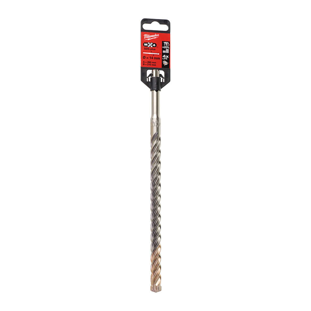 SDS-PLUS 14x260 MATKAP UCU MX4 SERİ 4 ELMAS