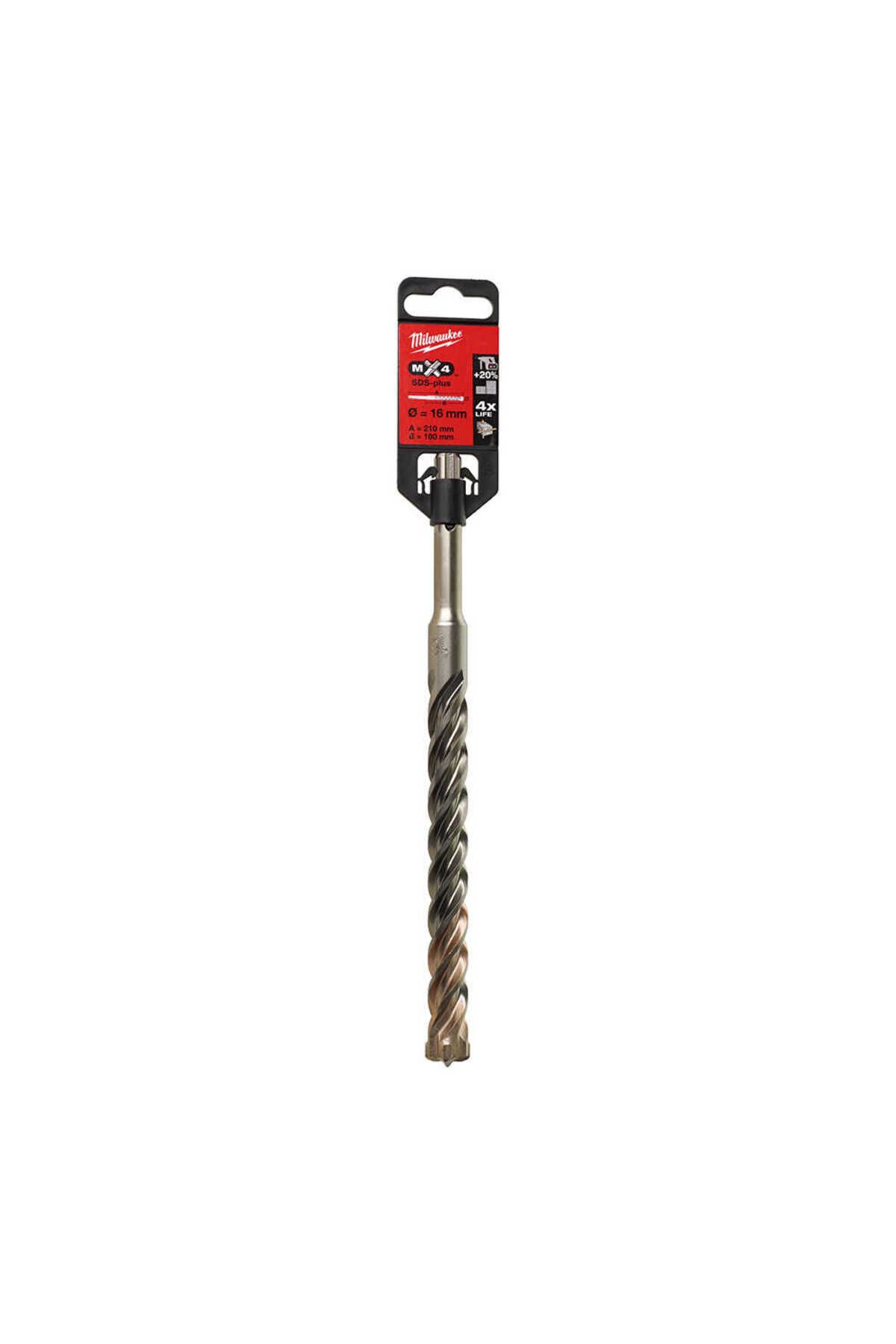 SDS-PLUS 16x210 MATKAP UCU MX4 SERİ 4 ELMAS
