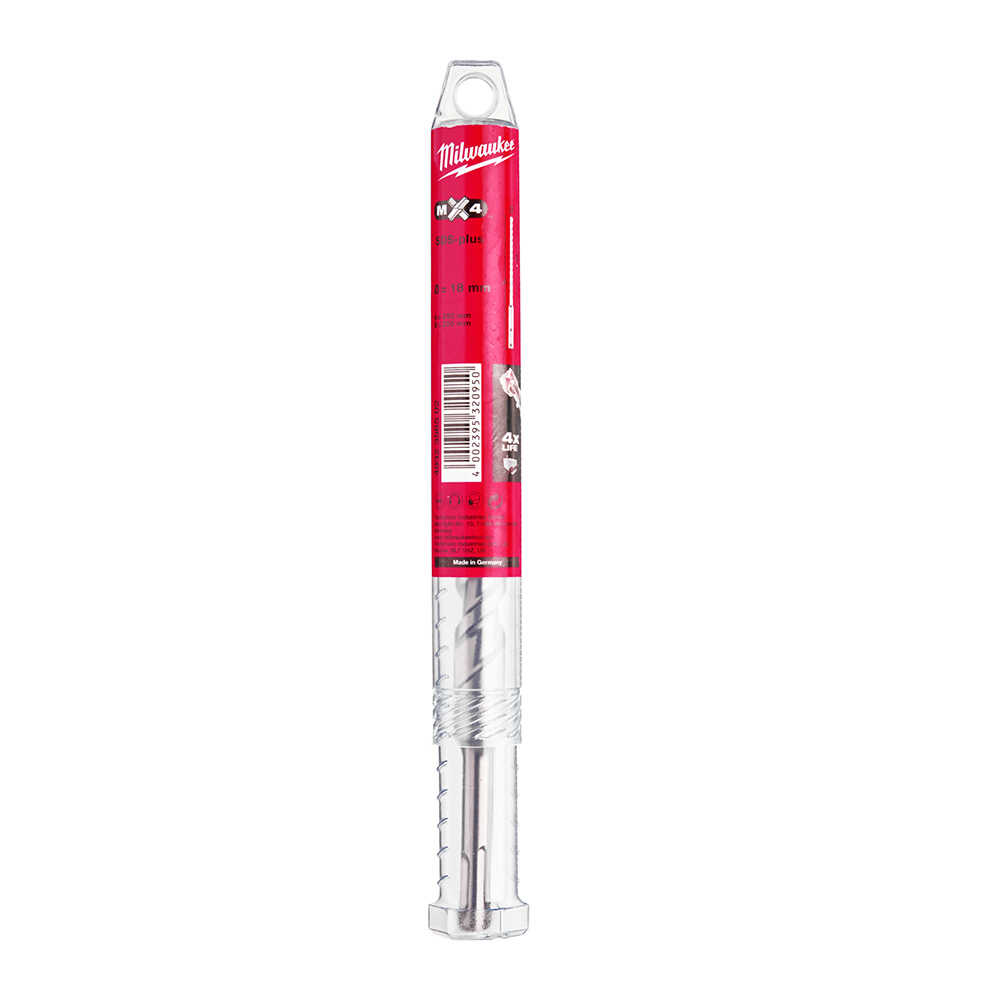 SDS-PLUS 18x250 MATKAP UCU MX4 SERİ 4 ELMAS