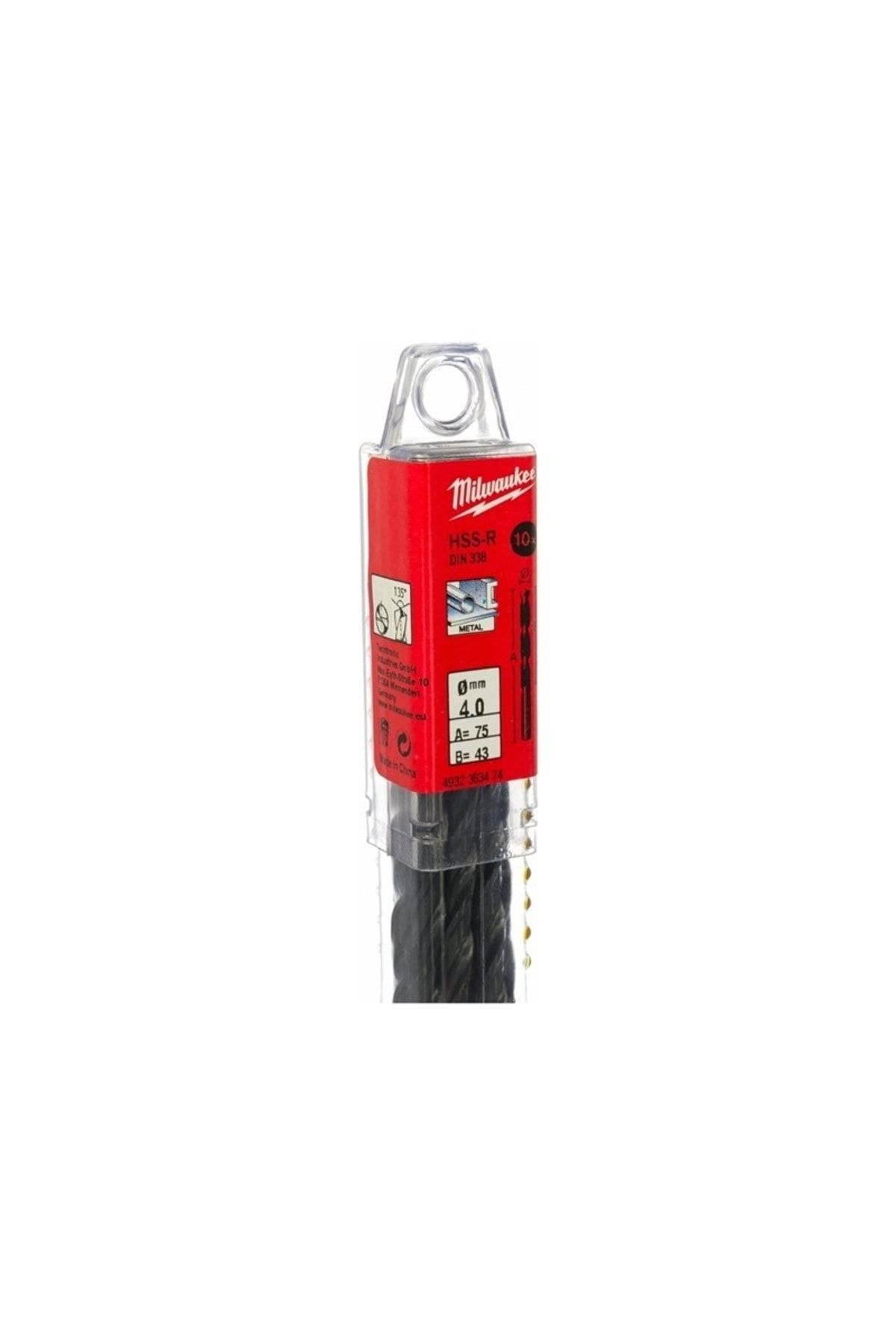 METAL MATKAP UCU HSS-R 4X 75mm 10LU