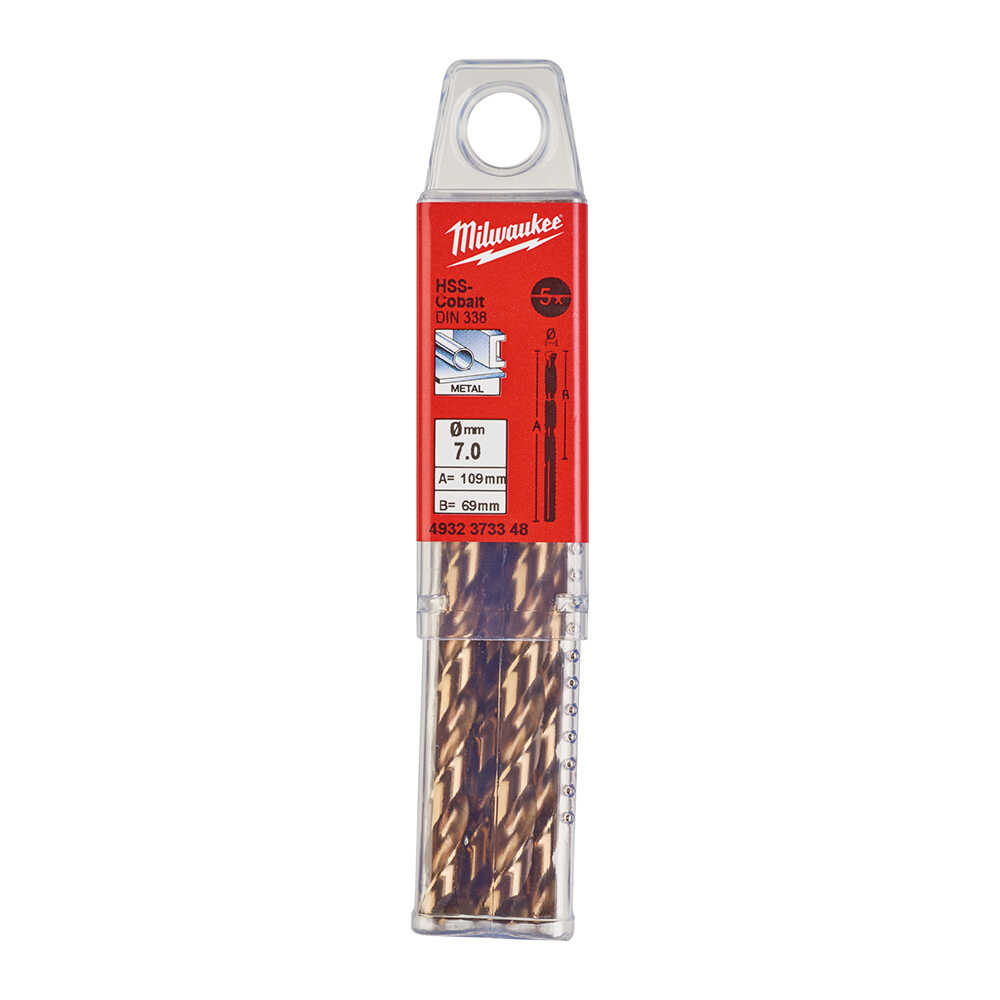 METAL MATKAP UCU HSS-G CO(ALT SERİ)7,0X 109mm 5Lİ