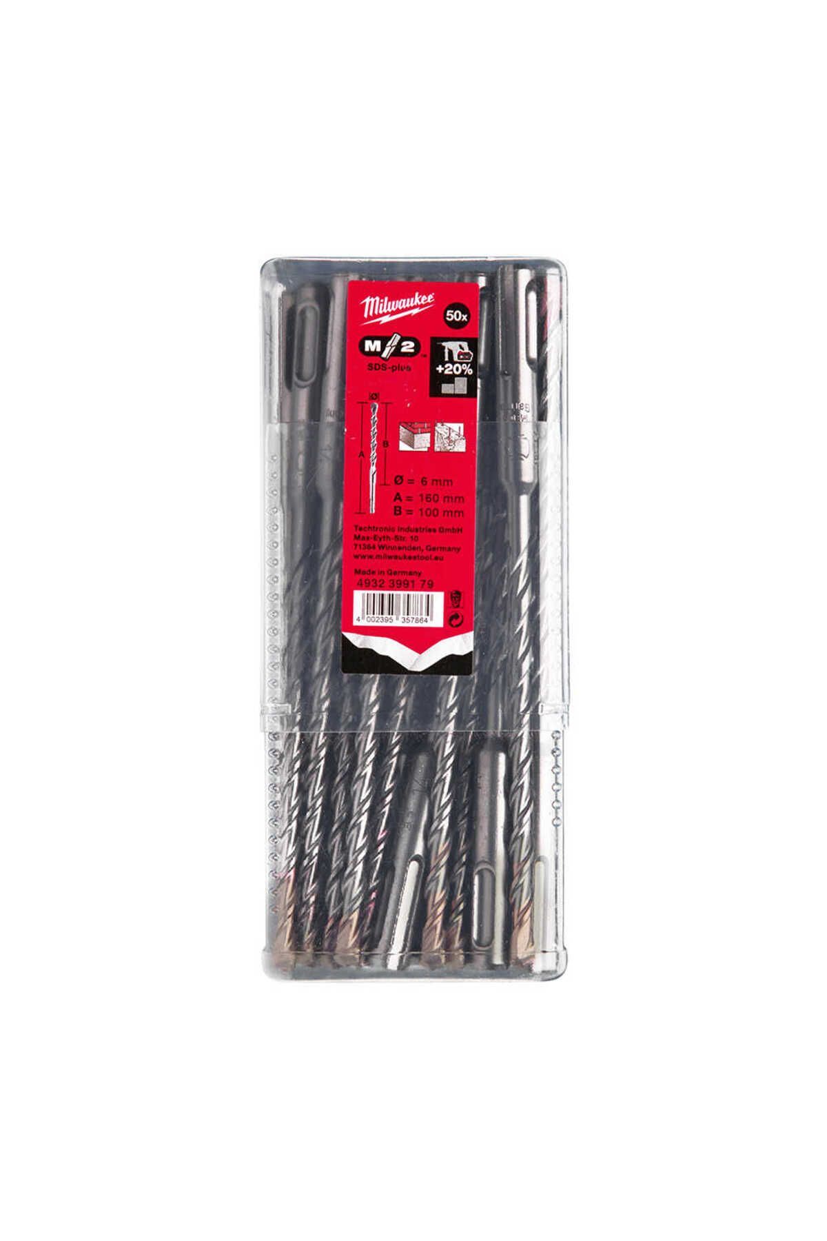 SDS-PLUS 6x160 MATKAP UCU MS2 SERİ 50Lİ PKT