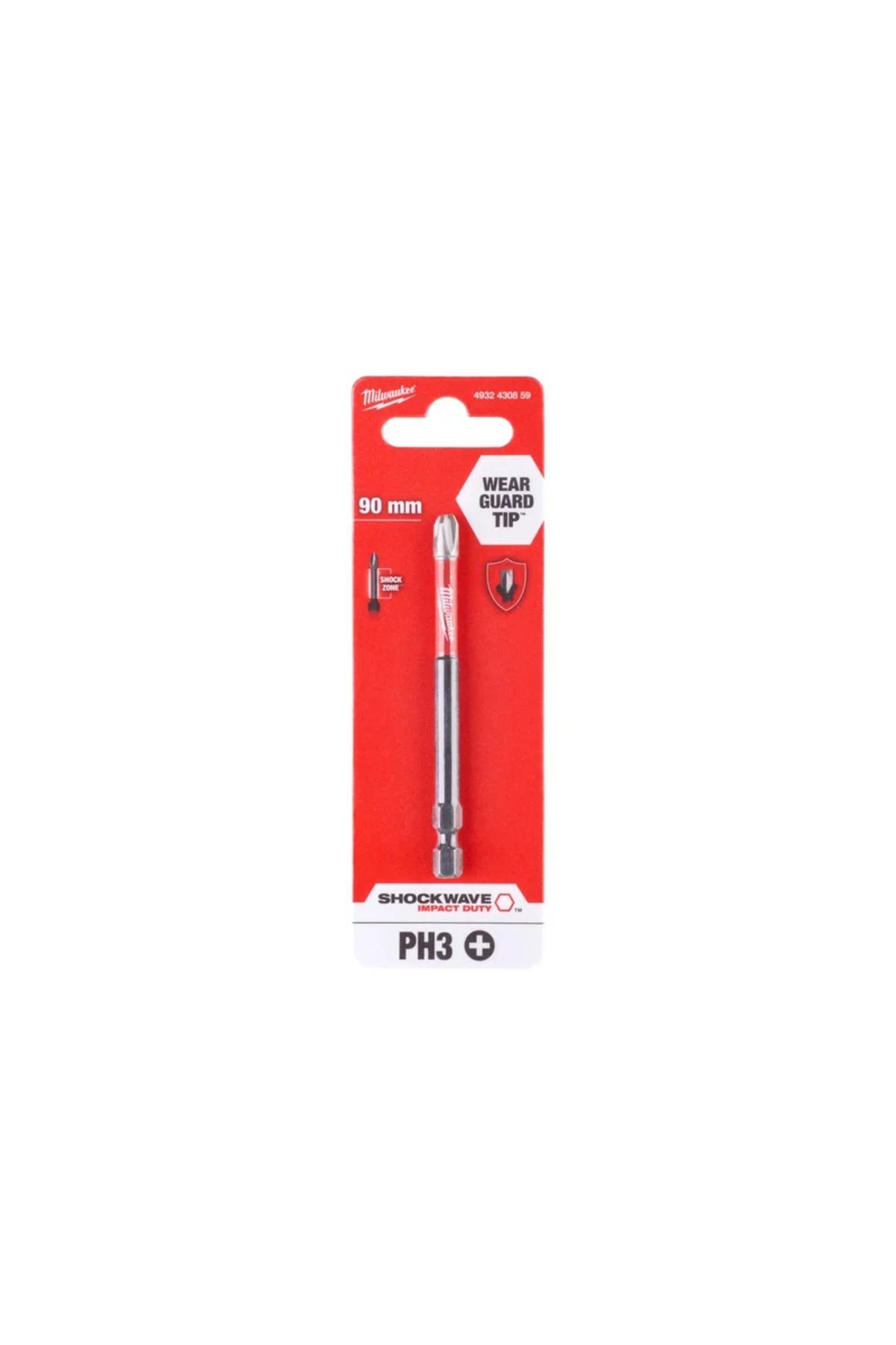 BİTS UÇ PH3 90mm. 1Lİ PKT SHOCKWAVE