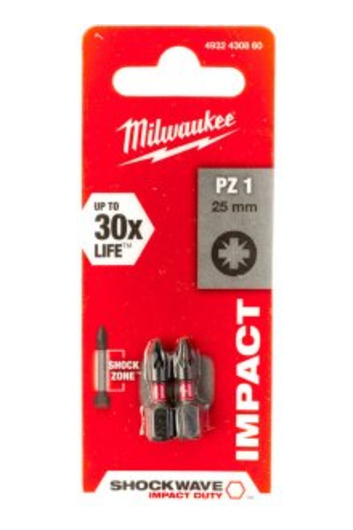 BİTS UÇ PZ1 25mm 2Lİ PKT SHOCKWAVE