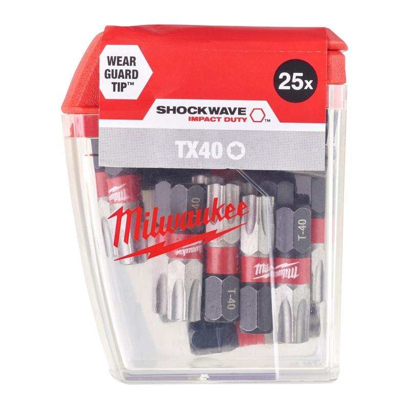 BİTS UÇ TX40 25mm 25Lİ PKT SHOCKWAVE İMPACT