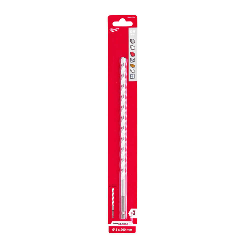 MULTİ BETON MATKAP UCU HEX GİRİŞLİ 8x200mm