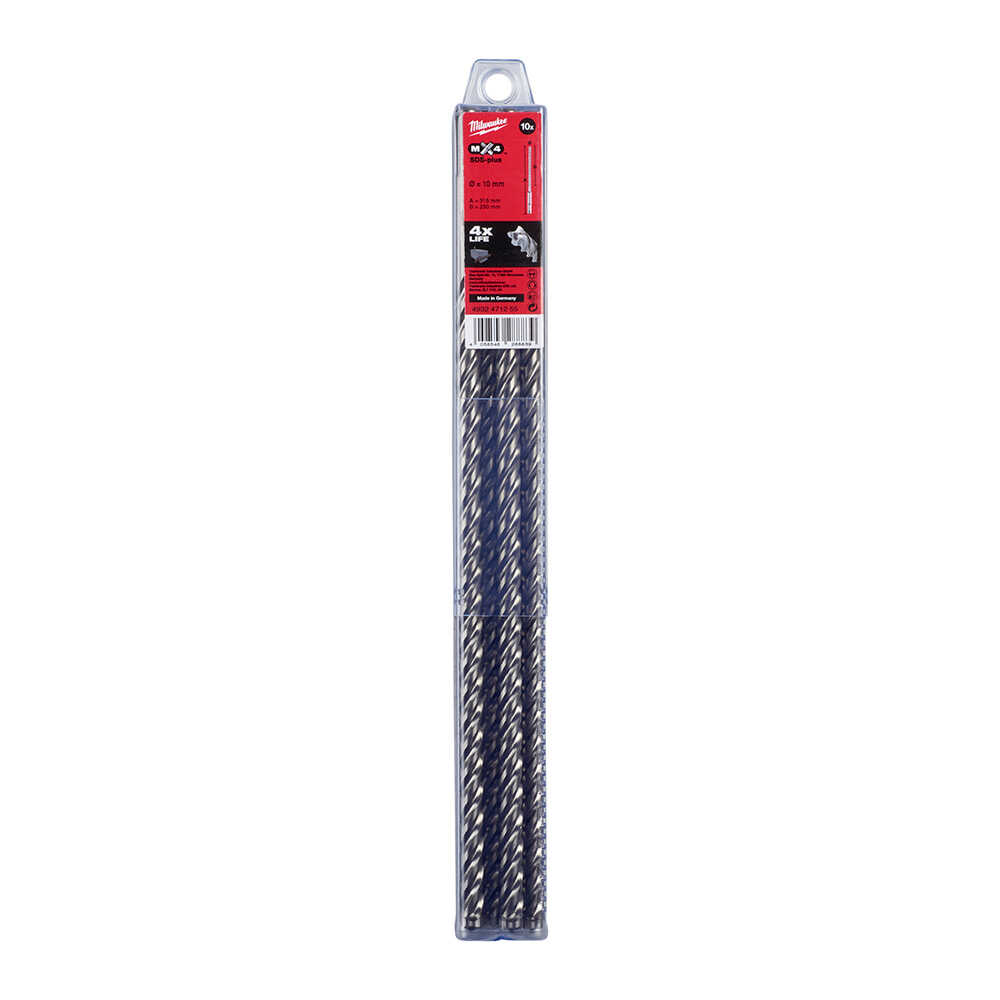 SDS-PLUS 10X315 ELMAS MATKAP UCU MX4 10'LU