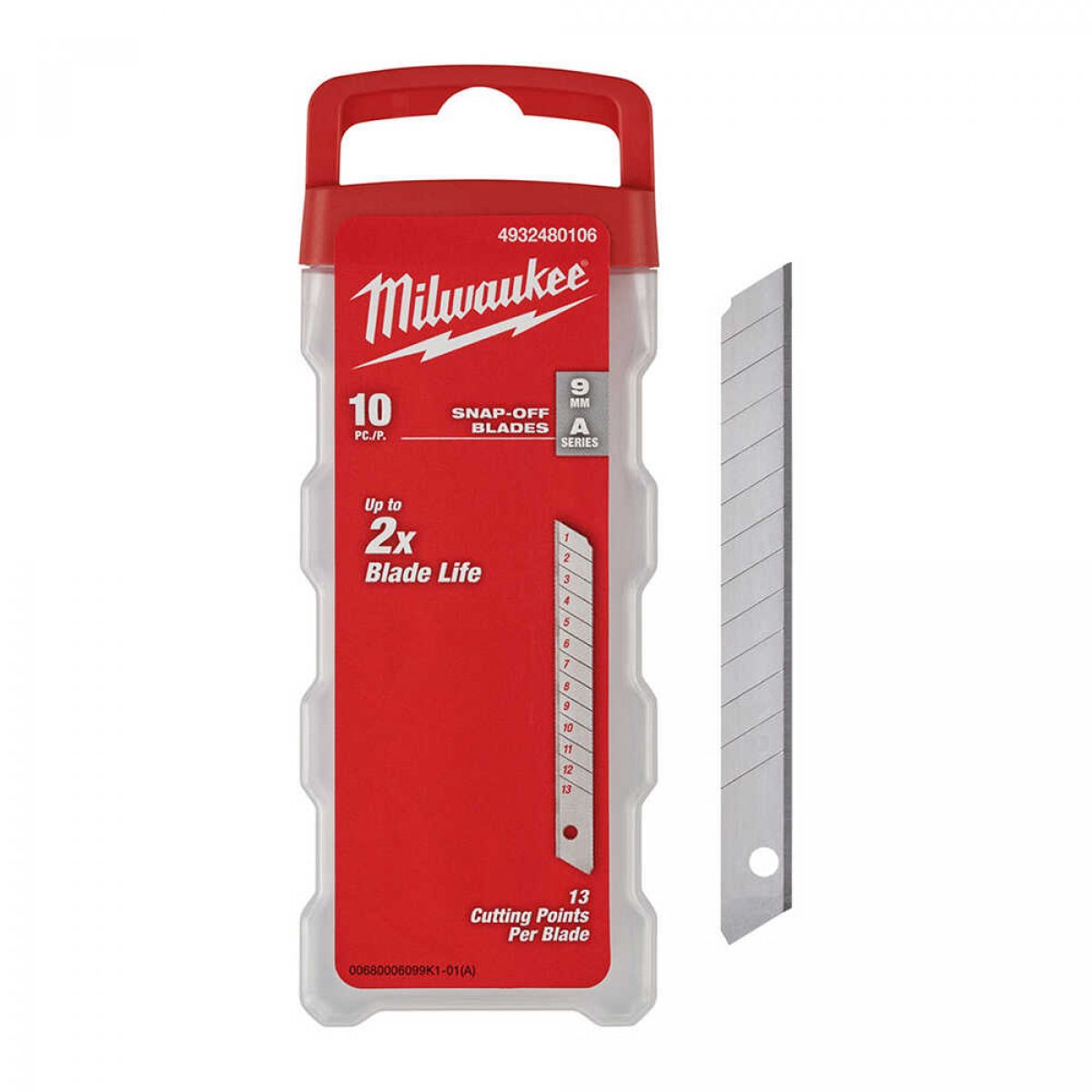 MİLWAUKEEAYARLI MAKET BIÇAĞI YEDEĞİ 9MM 10LU Y4932480106