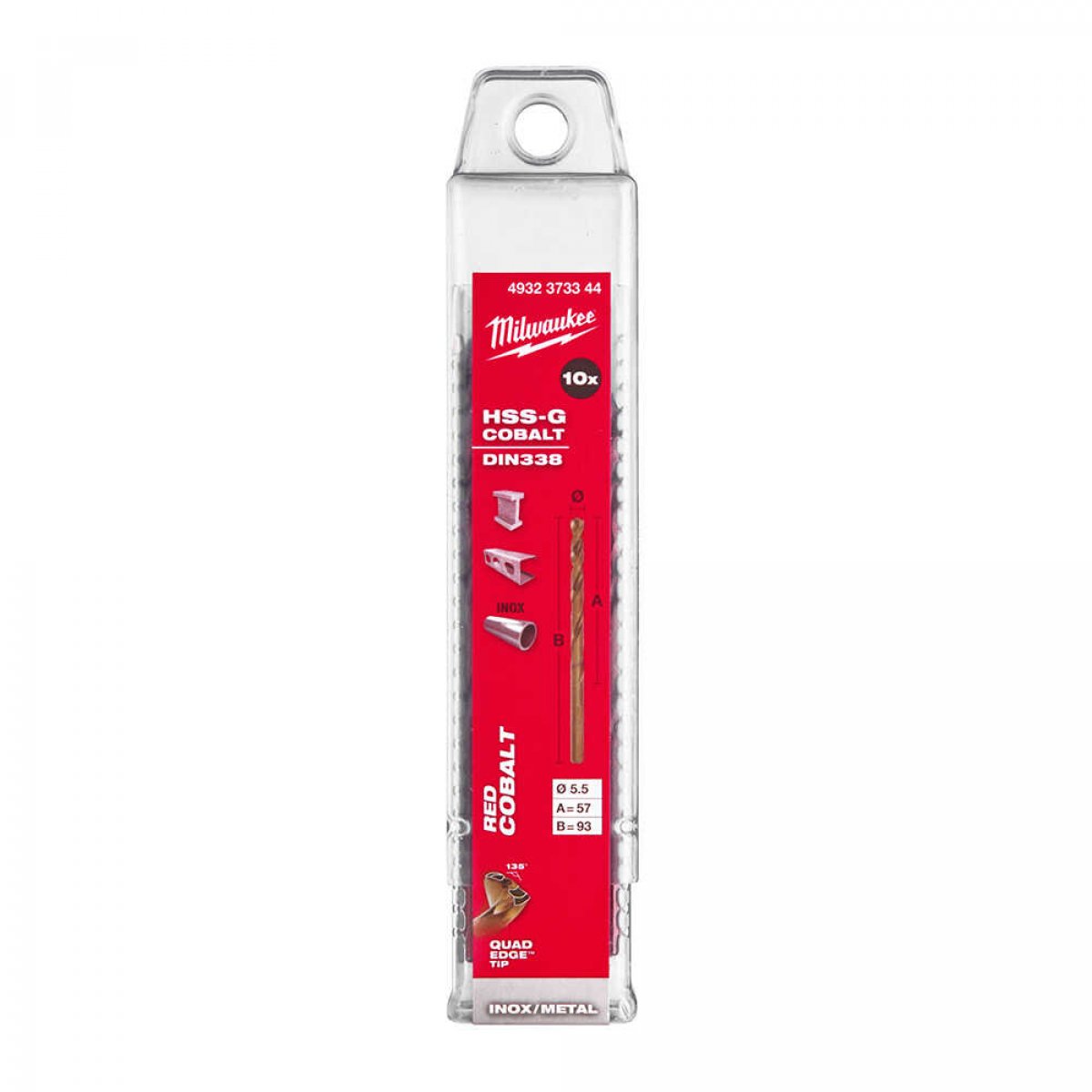 METAL MATKAP UCU HSS-G CO(ALT SERİ)5,5X 93mm 10LU