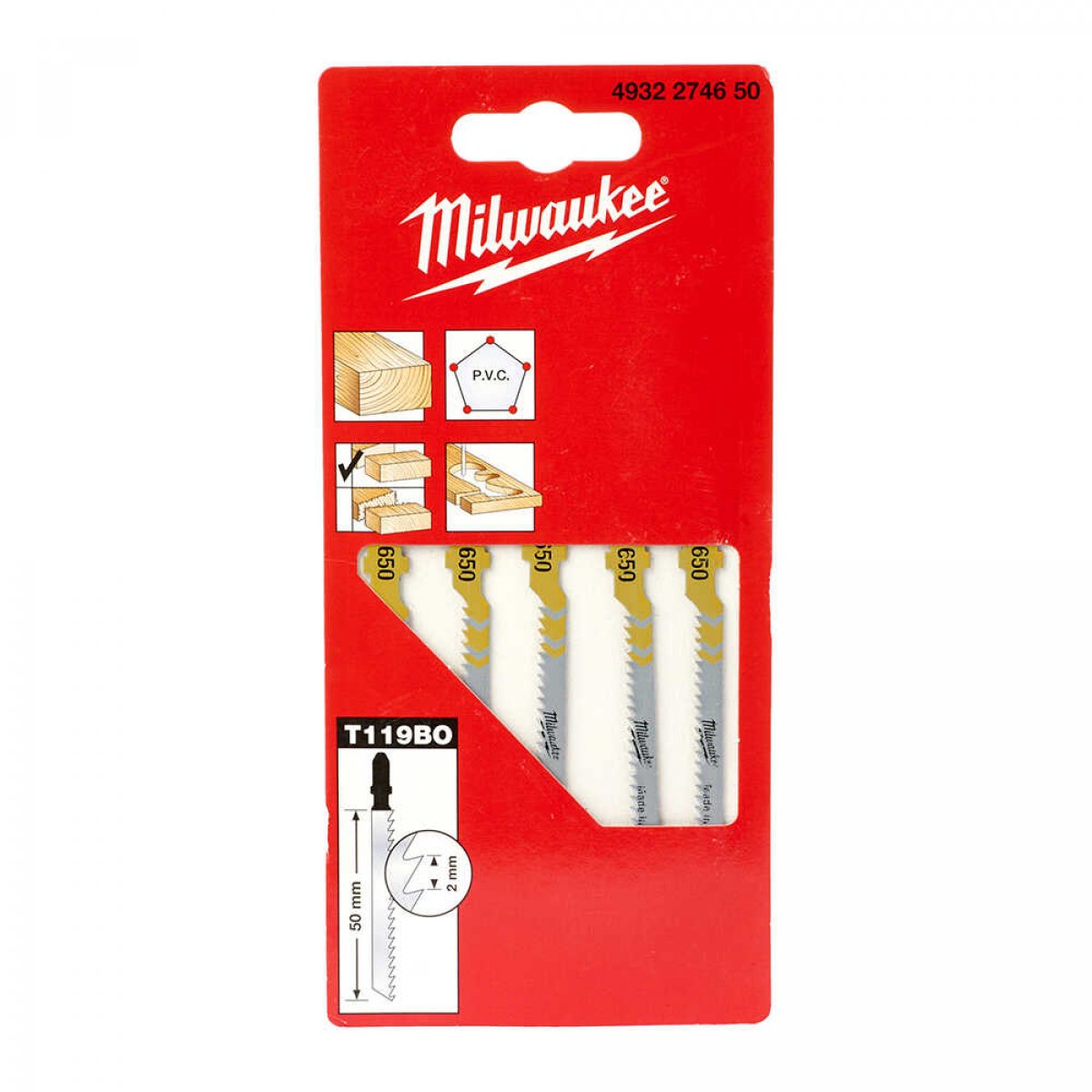 DEKUPAJ BIÇAĞI T119BO 50mm METAL 5Lİ PKT