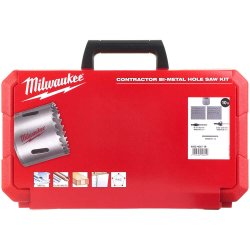MİLWAUKEE PANÇ SETİ 10 PARÇA CONTRACTOR SERİ HSS-Bİ METAL