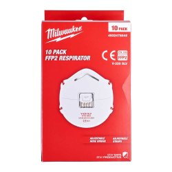 MİLWAUKEE FFP2 VALFLİ SOLUNUM MASKESİ 10' Lu